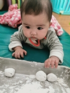 11102看老師怎麼滾元宵~~