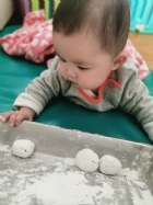 11102看老師怎麼滾元宵~~