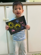 煙火畫發表會～仔細欣賞，都好漂亮哦！