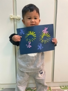 煙火畫發表會～仔細欣賞，都好漂亮哦！