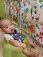 11104仔細欣賞哥哥姐姐們畫的作品～告訴老師看到了什麼？