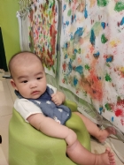 11104仔細欣賞哥哥姐姐們畫的作品～告訴老師看到了什麼？