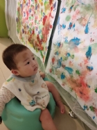 11104仔細欣賞哥哥姐姐們畫的作品～告訴老師看到了什麼？