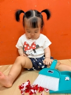 11105我是清潔小尖兵，我會幫媽媽掃地