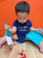 11105我是清潔小尖兵，我會幫媽媽掃地