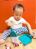 11105我是清潔小尖兵，我會幫媽媽掃地
