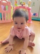 11104芸蓁的坐坐功～要認真啦！