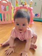 11104芸蓁的坐坐功～要認真啦！