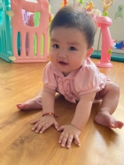 11104芸蓁的坐坐功～要認真啦！