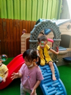 11210今天的太陽好舒服～來去玩泡泡！