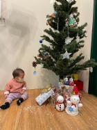 11112大家一起想辦法裝飾聖誕樹,寶貝們請幫忙哦!