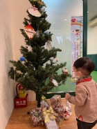 11112大家一起想辦法裝飾聖誕樹,寶貝們請幫忙哦!