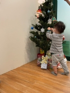 11112大家一起想辦法裝飾聖誕樹,寶貝們請幫忙哦!