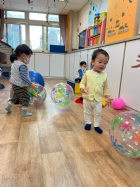 11112每日進行的活動，寶貝們最喜歡這個時間的課程囉！