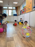 11112每日進行的活動，寶貝們最喜歡這個時間的課程囉！