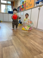 11112每日進行的活動，寶貝們最喜歡這個時間的課程囉！