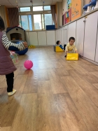 11112每日進行的活動，寶貝們最喜歡這個時間的課程囉！