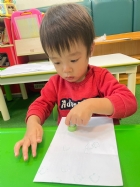 11301寶寶可愛的蓋印畫