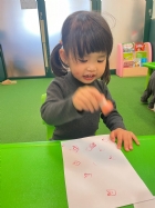 11301寶寶可愛的蓋印畫