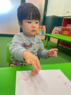 11301寶寶可愛的蓋印畫