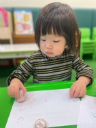 11301寶寶可愛的蓋印畫