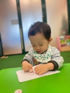 11301寶寶可愛的蓋印畫
