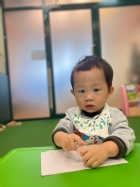 11301寶寶可愛的蓋印畫